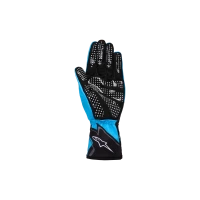 Alpinestars Tech-1 K Race S V2 Jugend-Handschuhe Graphic 1 Cyan Black White