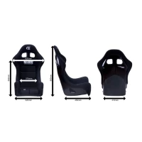 GRIDLOCK Sport 3 SimRacing Sitz schwarz