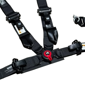 SRS 4 Punkt Gurt mit Schnellverschluss Schwarz