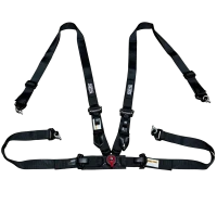 SRS 4 Punkt Gurt mit Schnellverschluss Schwarz