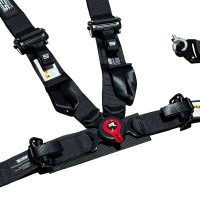 SRS 4 Punkt Gurt mit Schnellverschluss Schwarz