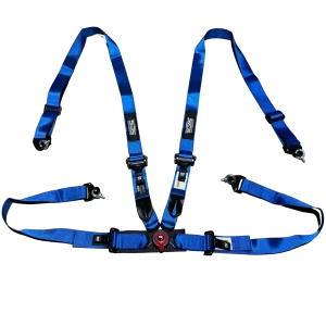 SRS 4 Punkt Gurt mit Schnellverschluss Blau