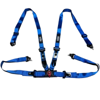 SRS 4 Punkt Gurt mit Schnellverschluss Blau