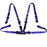 SRS 4-Point Harness with Quick Release Purple