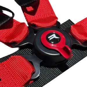 SRS 4 Punkt Gurt mit Schnellverschluss Rot