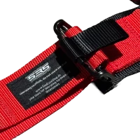 SRS 4 Punkt Gurt mit Schnellverschluss Rot