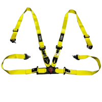 SRS 4 Punkt Gurt mit Schnellverschluss Gelb