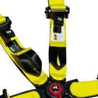 SRS 4 Punkt Gurt mit Schnellverschluss Gelb