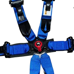SRS 6 Punkt Gurt mit Schnellverschluss Blau
