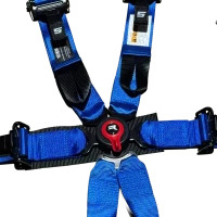 SRS 6 Punkt Gurt mit Schnellverschluss Blau