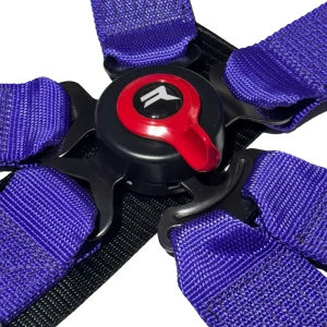 SRS 6-Point Harness with Quick Release Purple