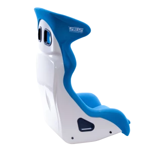 GRIDLOCK PRO ONE XXL Simracing Sitz blau und weiß