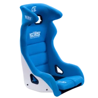 GRIDLOCK PRO ONE XXL Simracing Sitz blau und weiß