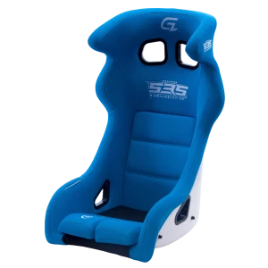 GRIDLOCK PRO ONE L Simracing Sitz blau und weiß