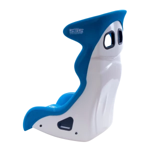 GRIDLOCK PRO ONE L Simracing Sitz blau und weiß