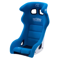 GRIDLOCK PRO ONE L Simracing Sitz blau und weiß
