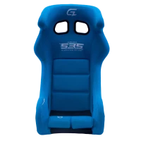 GRIDLOCK PRO ONE L Simracing Sitz blau und weiß