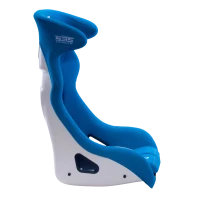 GRIDLOCK PRO ONE L Simracing Sitz blau und weiß