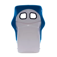 GRIDLOCK PRO ONE L Simracing Sitz blau und weiß