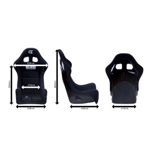 GRIDLOCK Sport 3 SimRacing Sitz blau