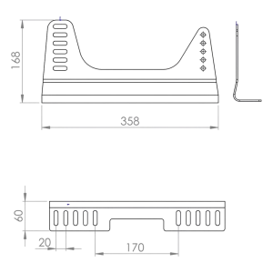 GRIDLOCK Sitzhalterung