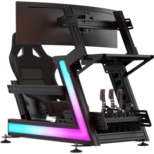 Tracktime Series One Rig Transparent + LED Kit Bottommount Pedal Mount