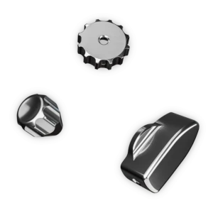 Ascher-Racing Knob Kit Pro grey